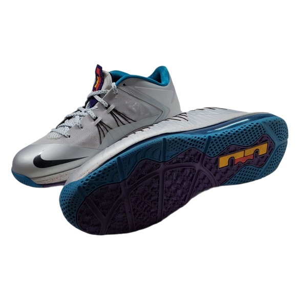 NIKE AIR MAX LEBRON X LOW "AKRON AEROS" METALLIC - Picture 6 of 16